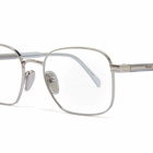 Prada Eyewear Men's A55V Optical Glasses in Silver 