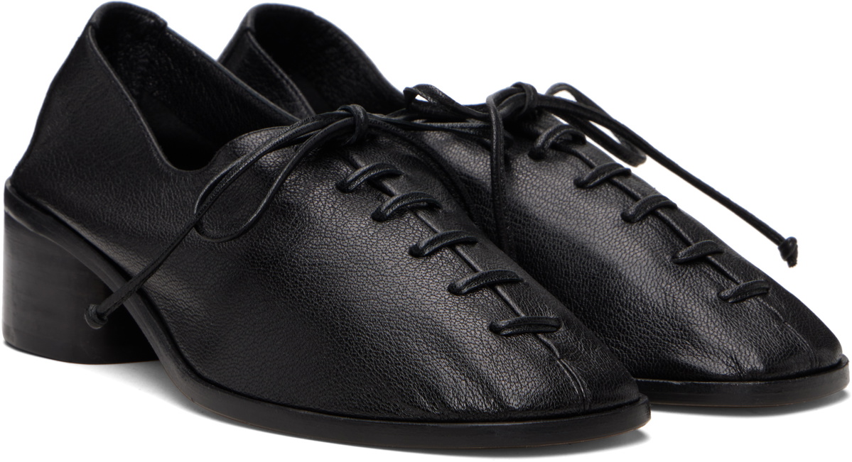 HEREU Black Plegada Heels