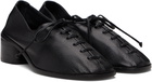 HEREU Black Plegada Heels