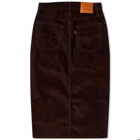 Levi's Women's Side Slit Skirt in Brown