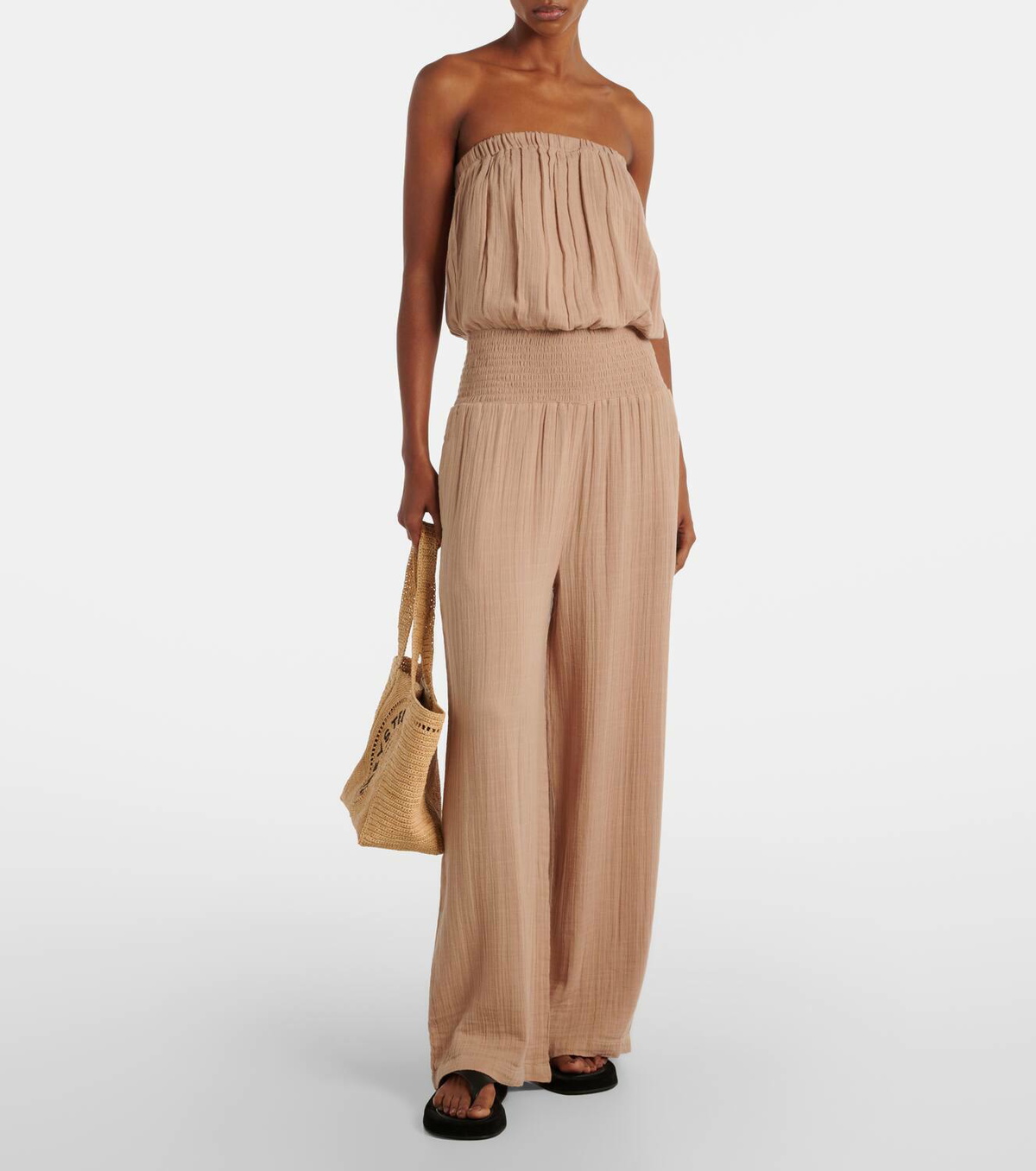Melissa Odabash Naomi cotton jumpsuit Melissa Odabash