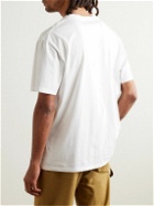 LOEWE - Logo-Embroidered Cotton-Jersey T-Shirt - White