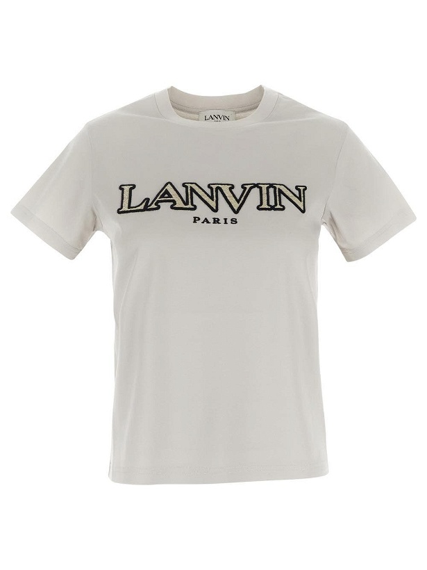 Photo: Lanvin Logo T Shirt