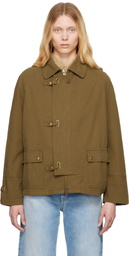 Carter Young Khaki Newman Buckle Jacket