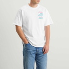 Edwin Men's Pink Castle T-Shirt in White