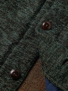 Corridor - Jacquard-Knit Cotton-Blend Overshirt - Green