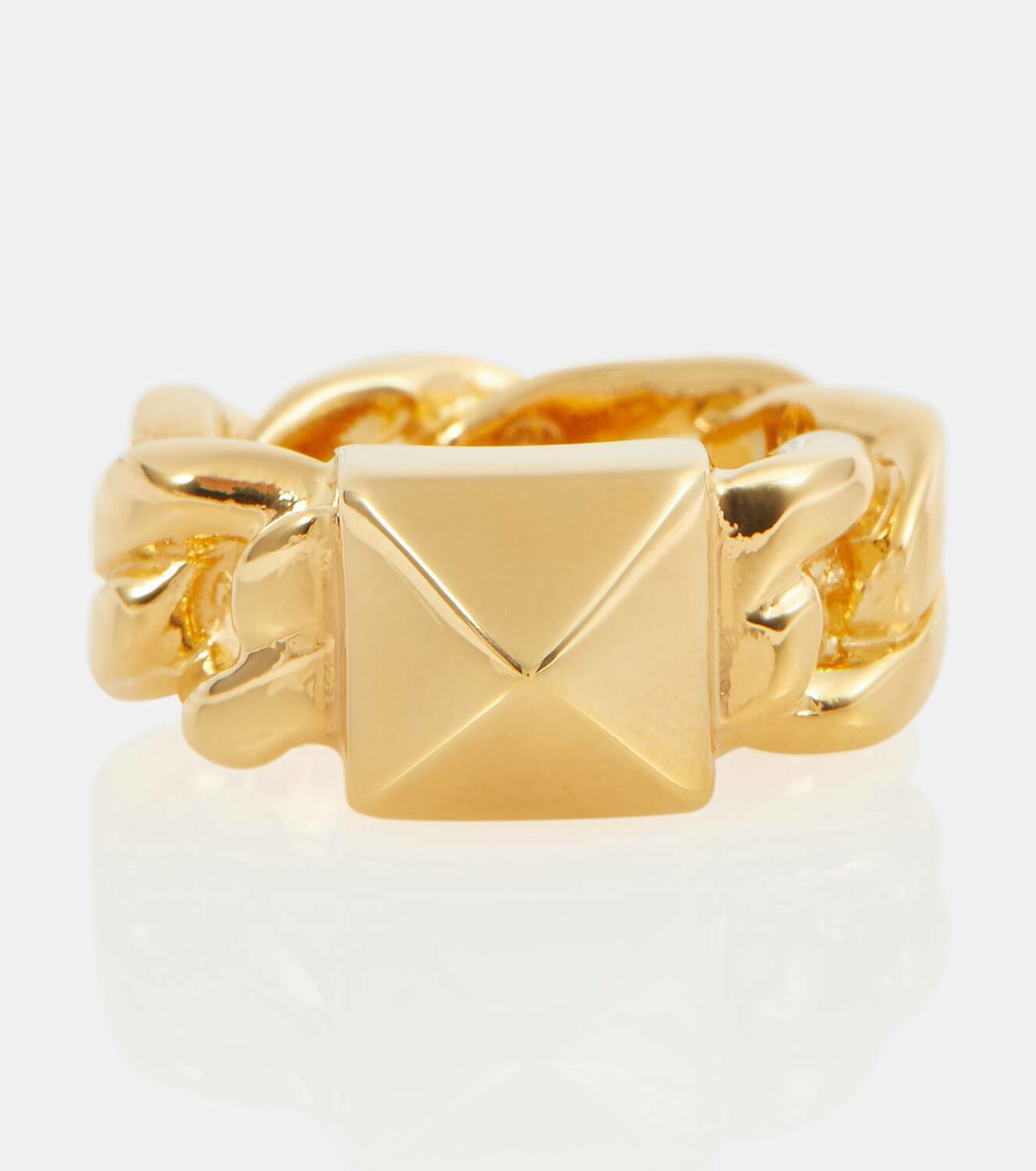 Valentino Rockstud chain ring
