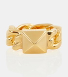 Valentino Rockstud chain ring