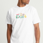 Dime Men's Classic Cross Stitch T-Shirt in White