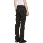 Kanghyuk Black Airbag Straight Jeans