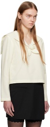 Sandy Liang Off-White Umi Blouse