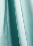 Talbot Runhof Asymmetric Off-the-shoulder Satin Gown Light Blue