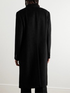 Our Legacy - Whale Double-Breasted Mohair-Blend Coat - Black