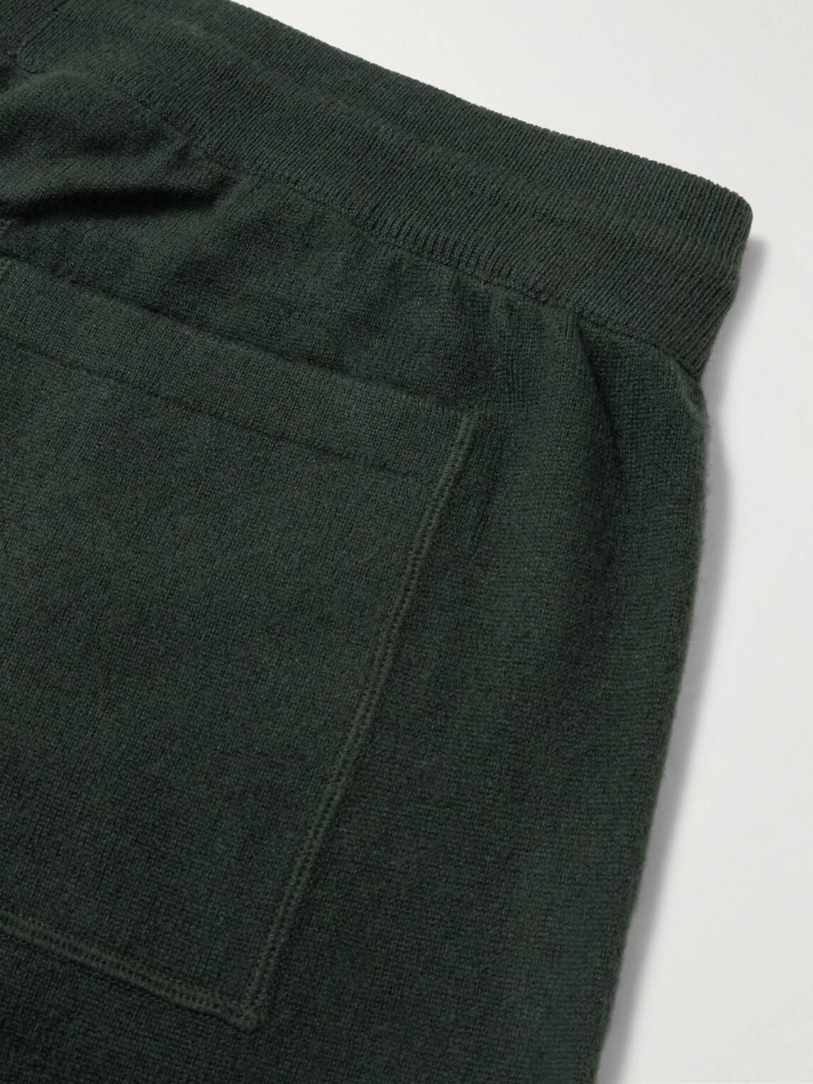 Mr P. - Tapered Wool and Cashmere-Blend Sweatpants - Green