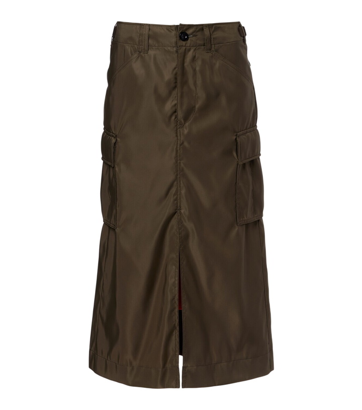 Photo: Sacai Pleated midi skirt
