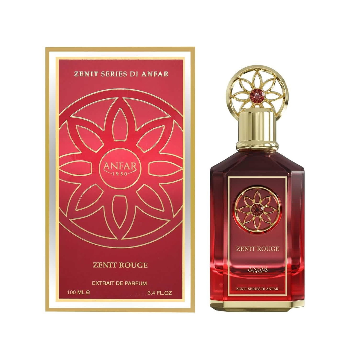 Anfar Ladies Zenit Rouge Extrait de Parfum Spray 3.4 oz Fragrances 6292257644005