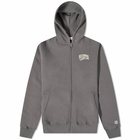 Billionaire Boys Club Men's Small Arch Logo Zip Hoodie in Space Grey