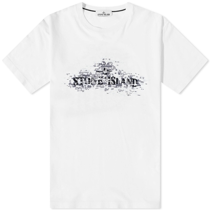 Photo: Stone Island Men's Institutional Two Graphic T-Shirt in White