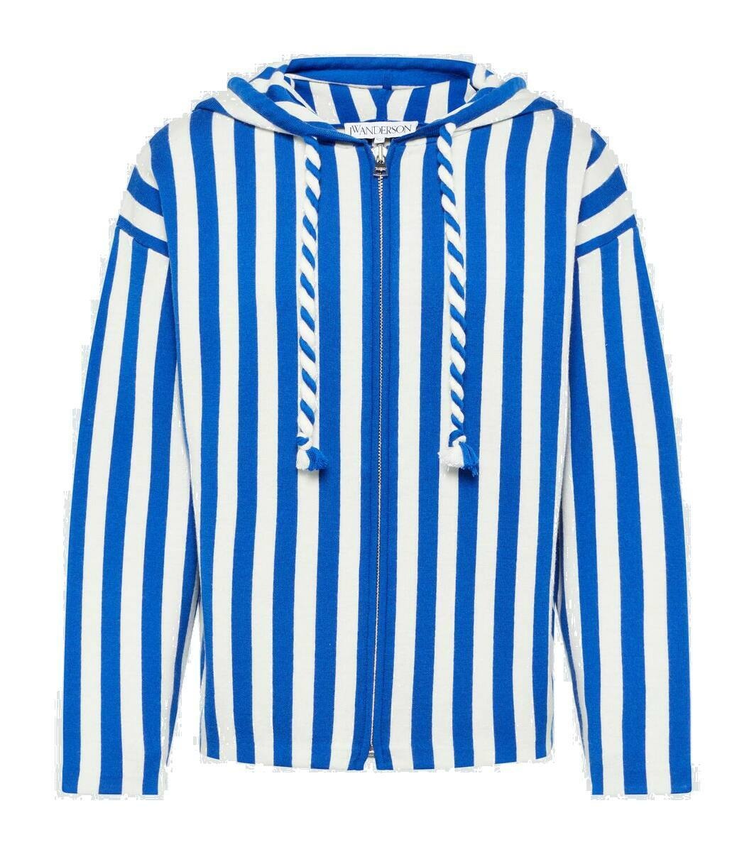 Photo: JW Anderson Anchor striped wool hoodie