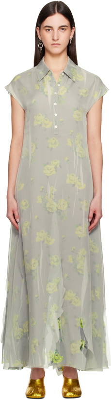 Photo: Acne Studios Gray Layered Maxi Dress