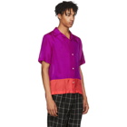 Paul Smith Purple and Red Silk Shirt