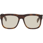 Saint Laurent Brown Oversized Square Sunglasses