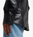 Marant Etoile Bernyga faux leather shirt