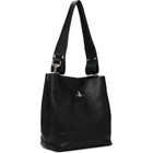 Vivienne Westwood Black Lottie Small Shoulder Bag