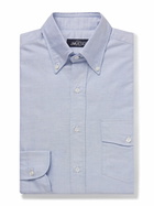 J. Mueser - Slim-Fit Button-Down Collar Cotton Oxford Shirt - Blue
