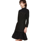 Marques Almeida Black Denim Jacket Dress