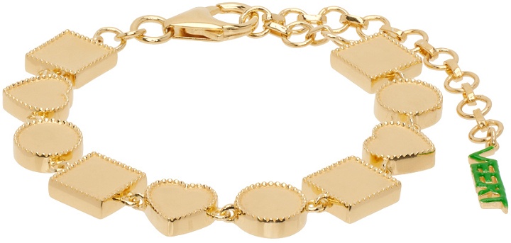 Photo: VEERT Gold 'The Shape' Bracelet