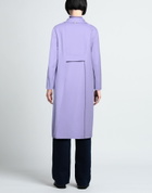 Agnona Womens Overcoat & Trench Coat Mauve
