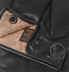 RRL - Cashmere-Lined Leather Gloves - Black