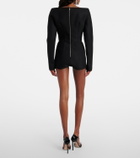 Mugler Wool-blend bodysuit