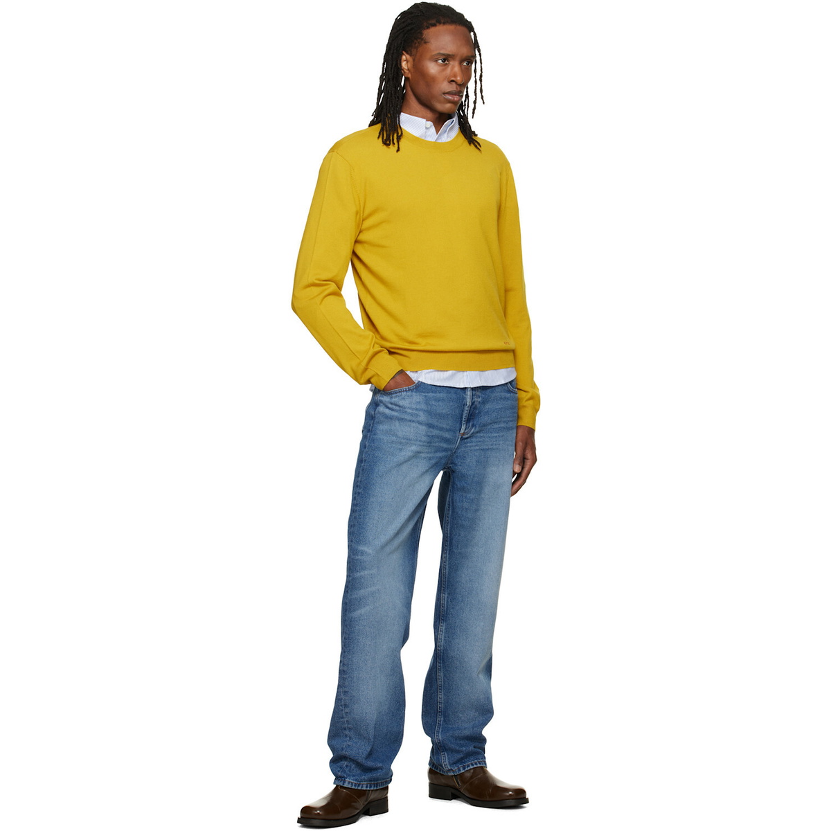 A.P.C. Yellow Wool Sweater