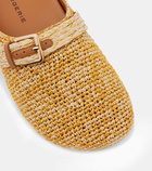 Clergerie Quinta raffia mules