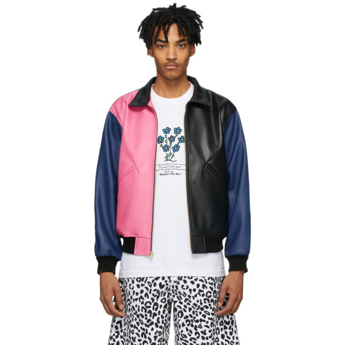 Noon Goons Black and Pink Colorblock Jacket Noon Goons