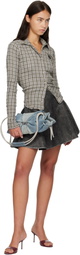 Diesel Gray Check Shirt