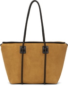 HEREU Tan Forna Suede Tote