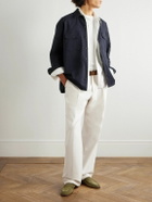 Ghiaia Cashmere - Cotton-Twill Shirt - Blue