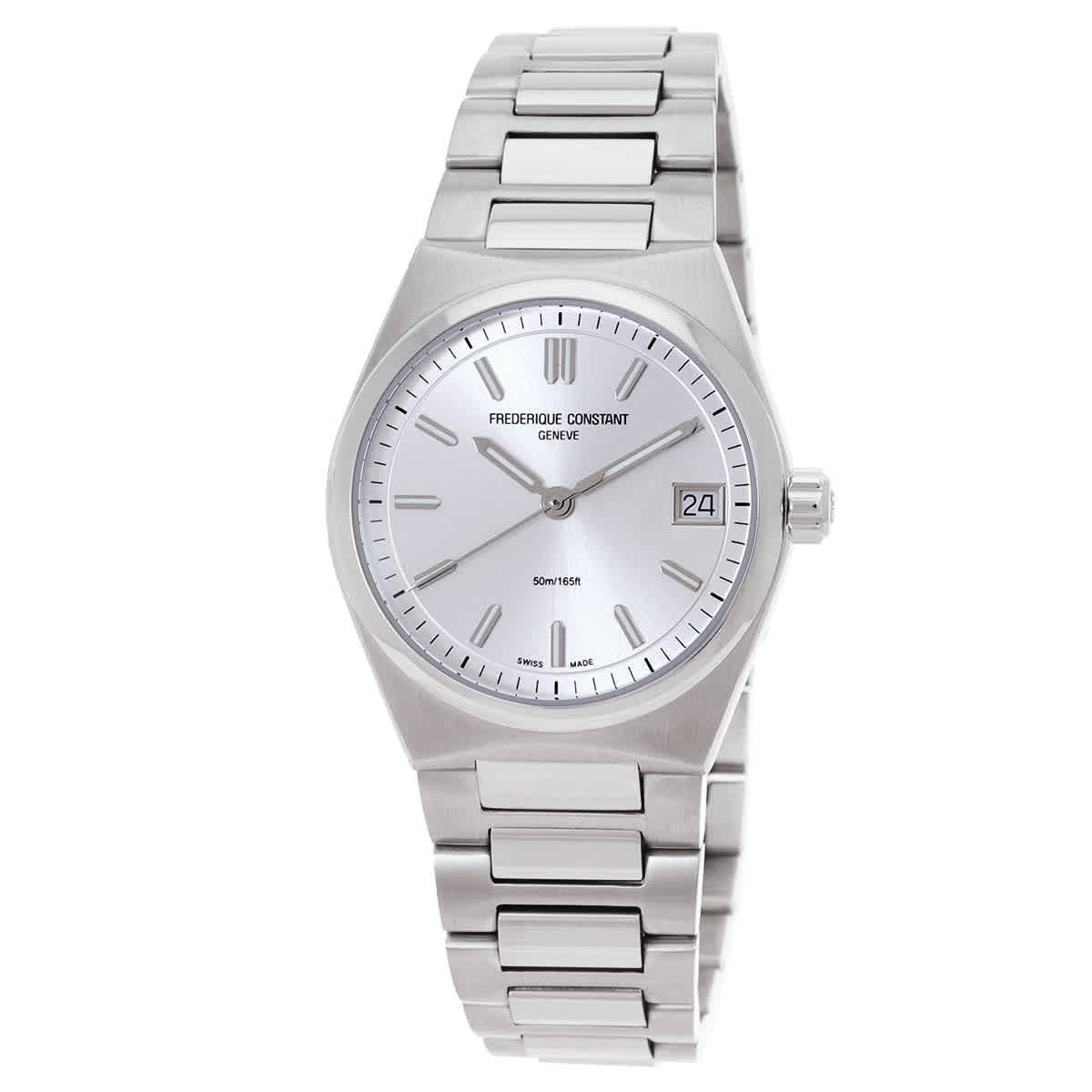 Frederique Constant Quartz Silver Dial Ladies Watch FC-240S2NH6B