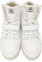 Isabel Marant White Alseeh Trash Sneakers