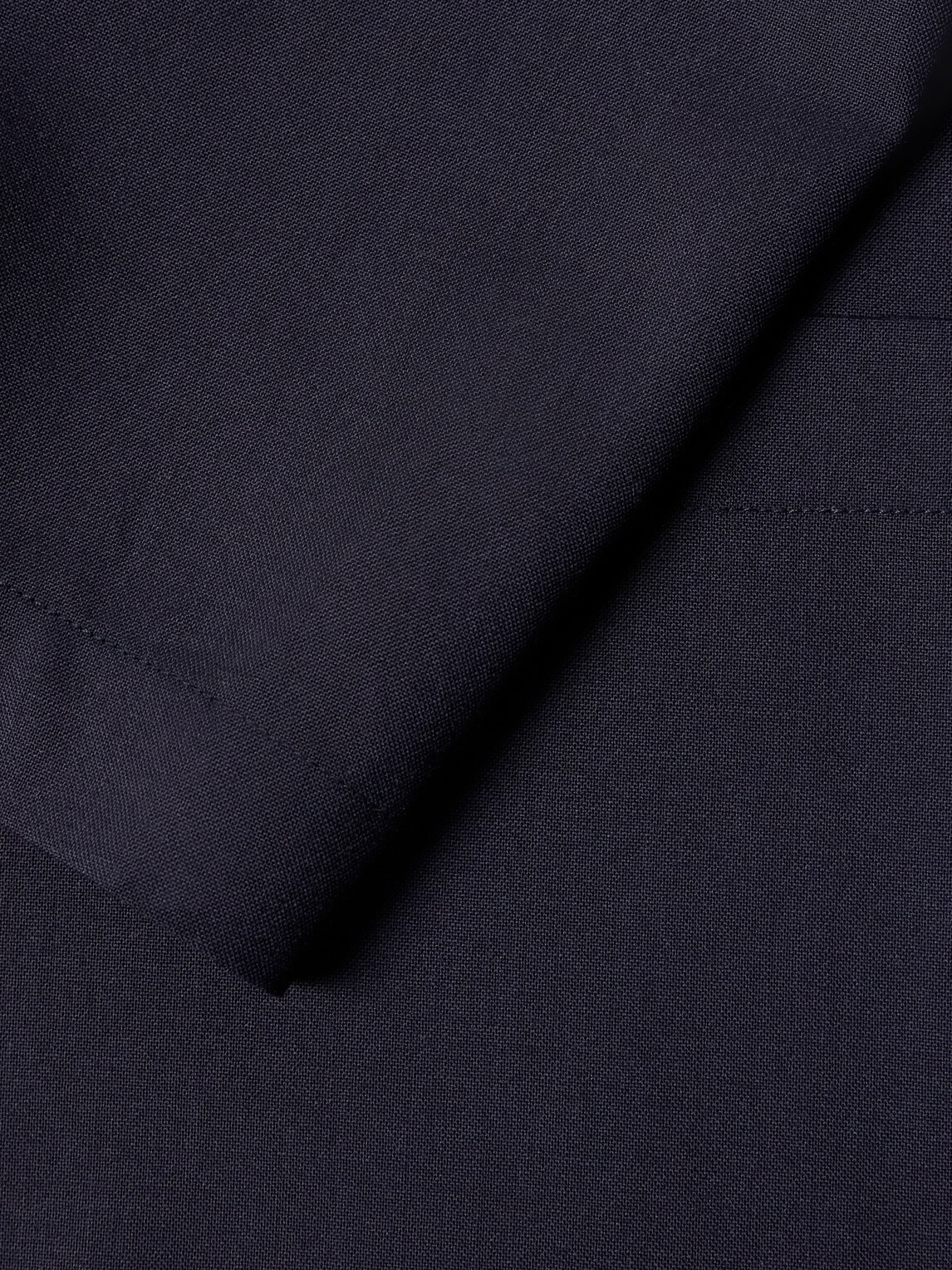 De Bonne Facture - Double-Breasted Wool Suit Jacket - Blue