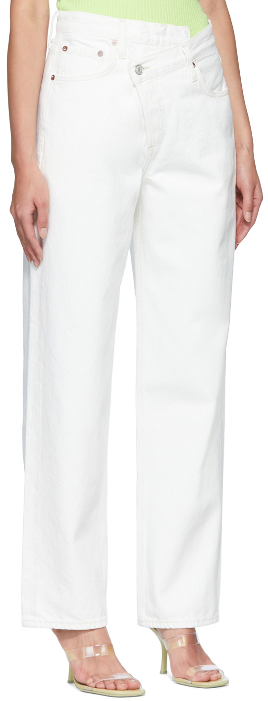 Agolde White Cotton Jeans Denim main image 1