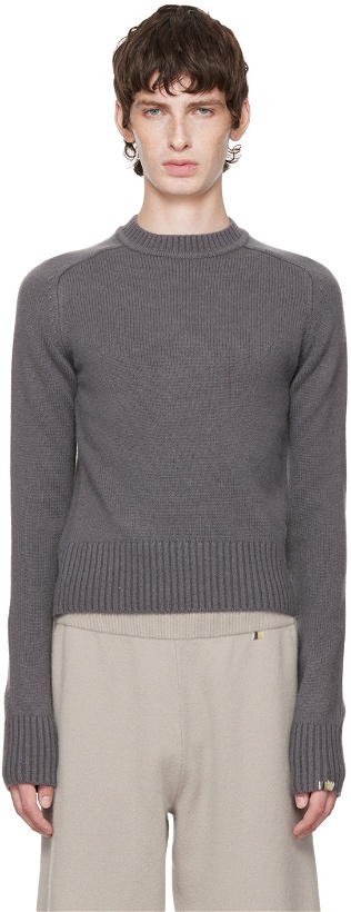 Photo: extreme cashmere Gray n°80 Glory Sweater