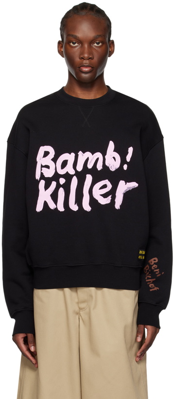 Photo: Meryll Rogge Black Beni Bischof Edition Bambi Killer Sweatshirt