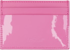 Off-White Pink Jitney Card Holder