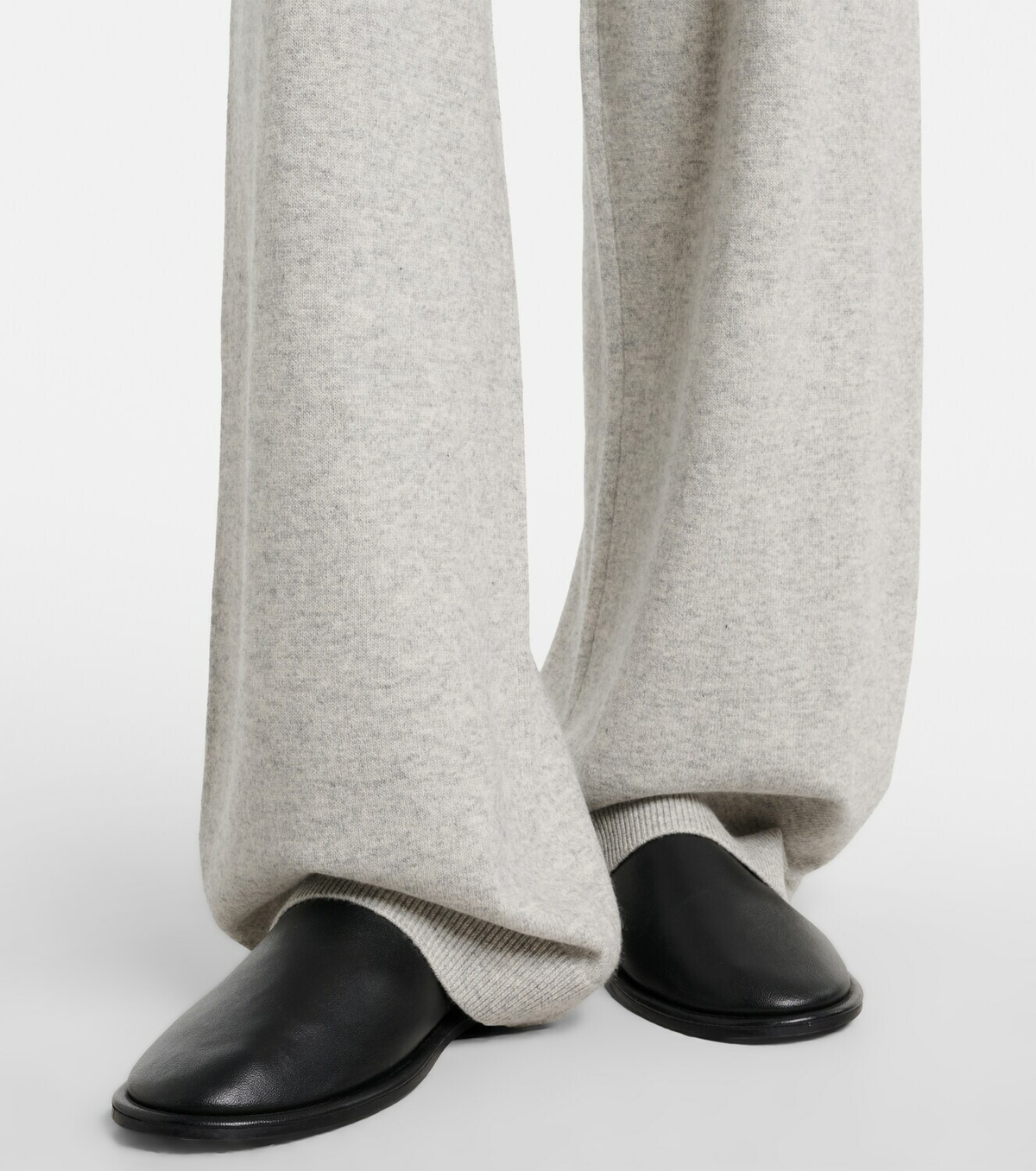 Jardin des Orangers Cotton and cashmere wide-leg pants