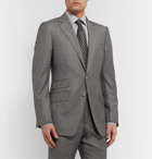 TOM FORD - O'Connor Slim-Fit Super 110s Sharkskin Wool Suit Jacket - Gray