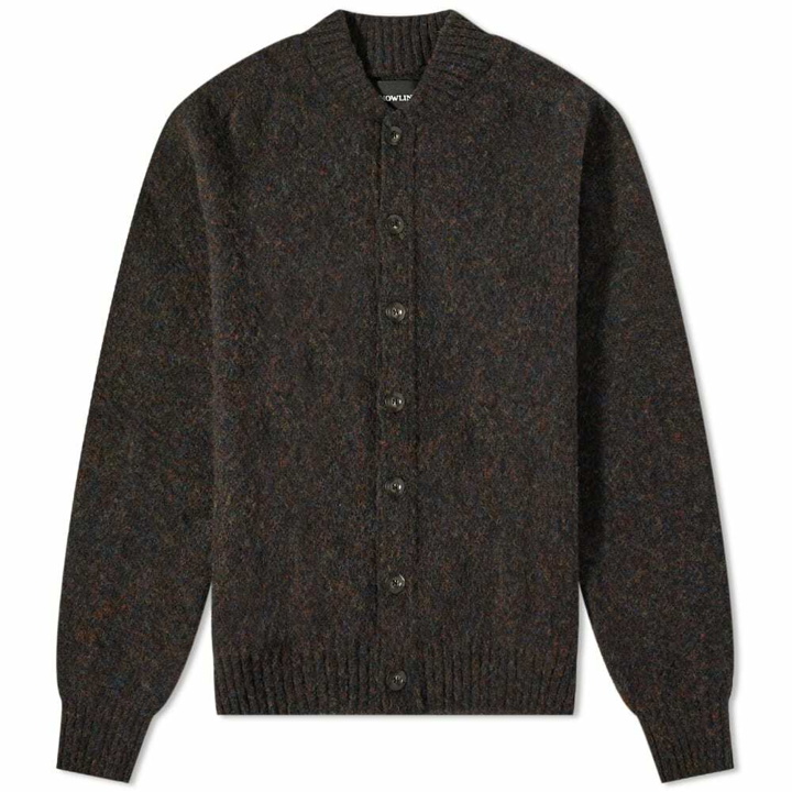 Photo: Howlin by Morrison Men's Howlin' Four Eyes Baseball Cardigan in Wolf